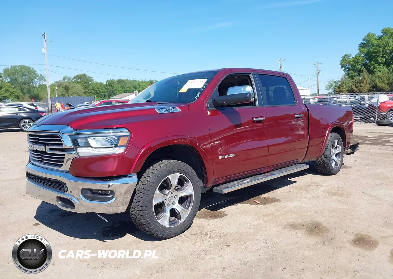 2019 Ram 1500 Laramie 4X4 6'4 Box VIN:1C6SRFRT7KN538125 - 2