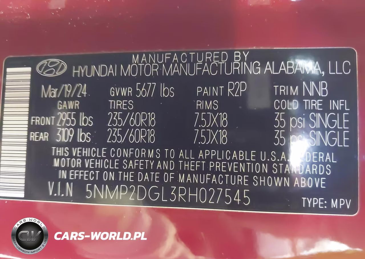 2024 Hyundai Santa Fe Sel VIN:5NMP2DGL3RH027545 - 9