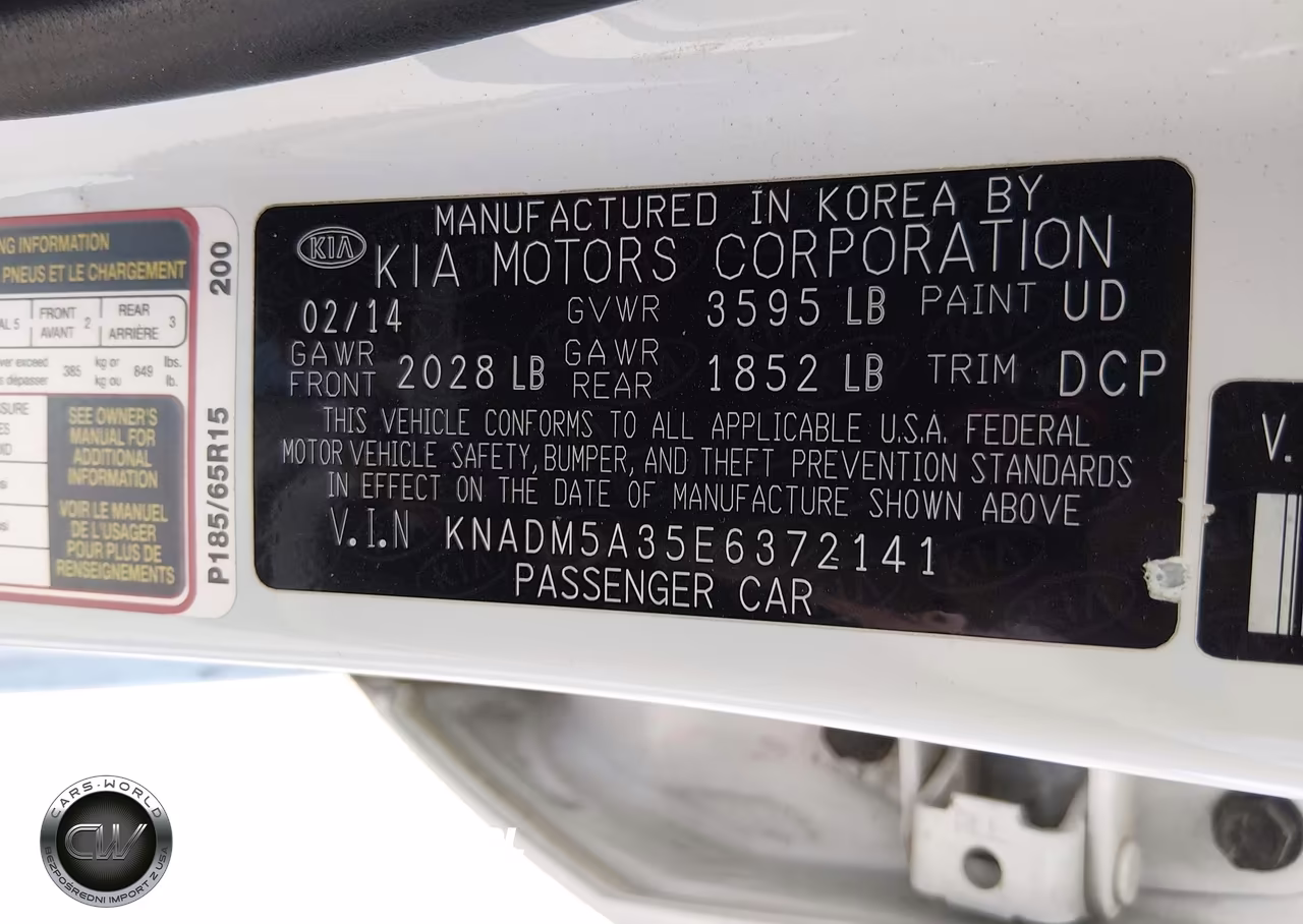 2014 Kia Rio Lx VIN:KNADM5A35E6372141 - 9