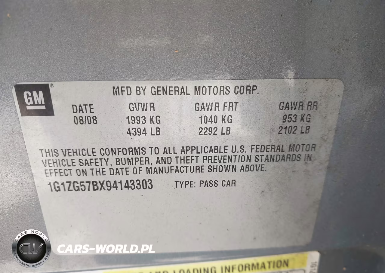 2009 Chevrolet Malibu Ls VIN:1G1ZG57BX94143303 - 9