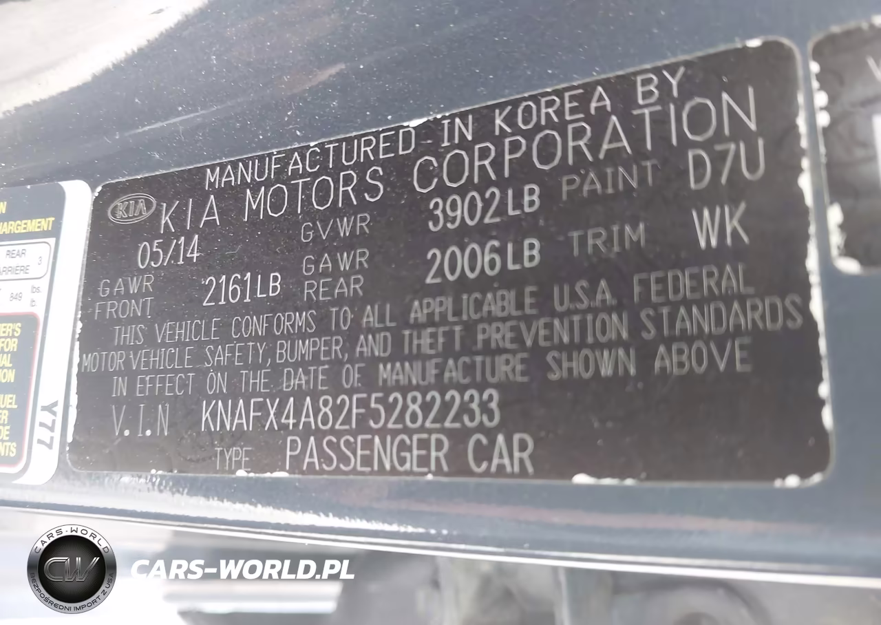 2015 Kia Forte Ex VIN:KNAFX4A82F5282233 - 9