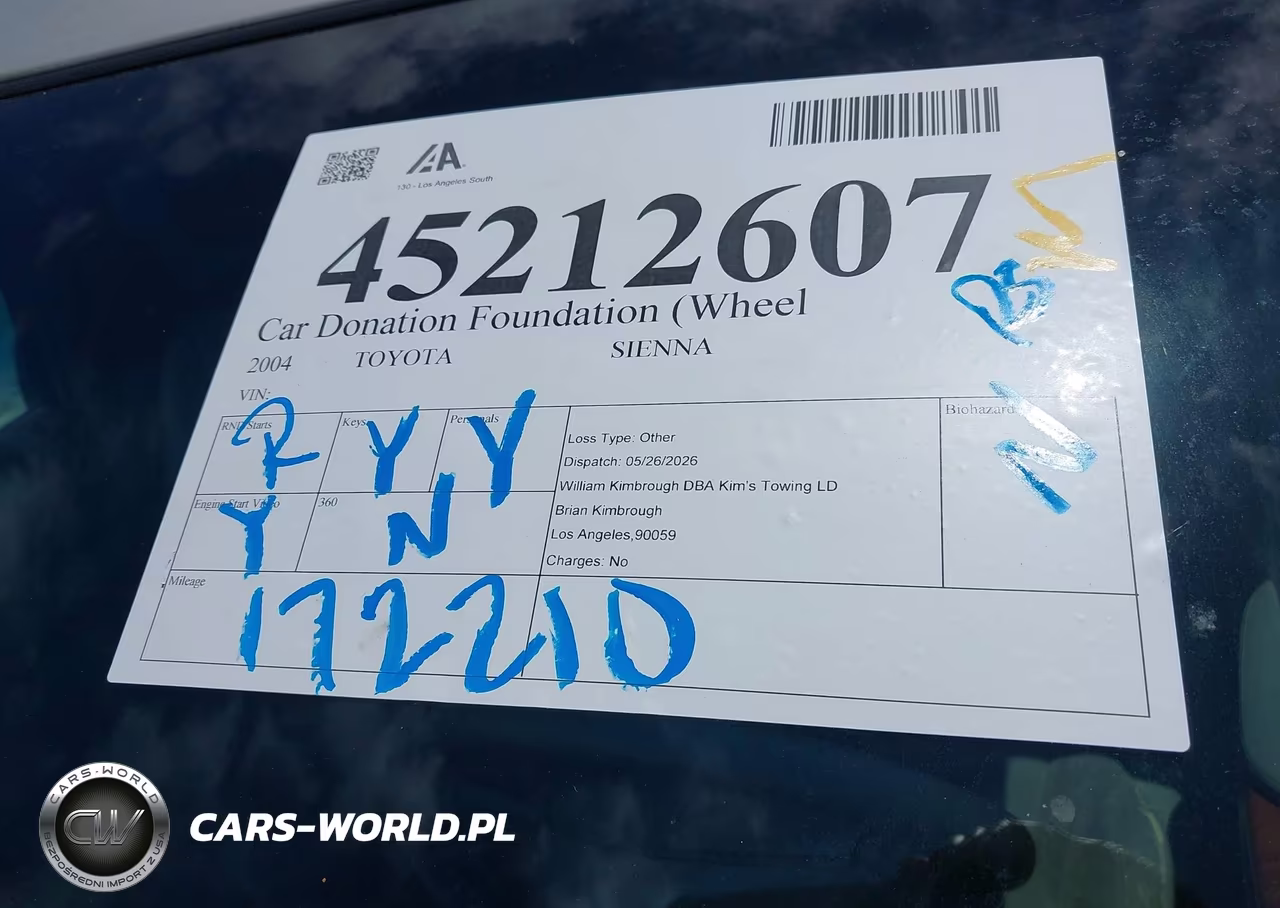 2004 Toyota Sienna Xle-Xle Limited VIN:5TDZA22C84S000516 - 12