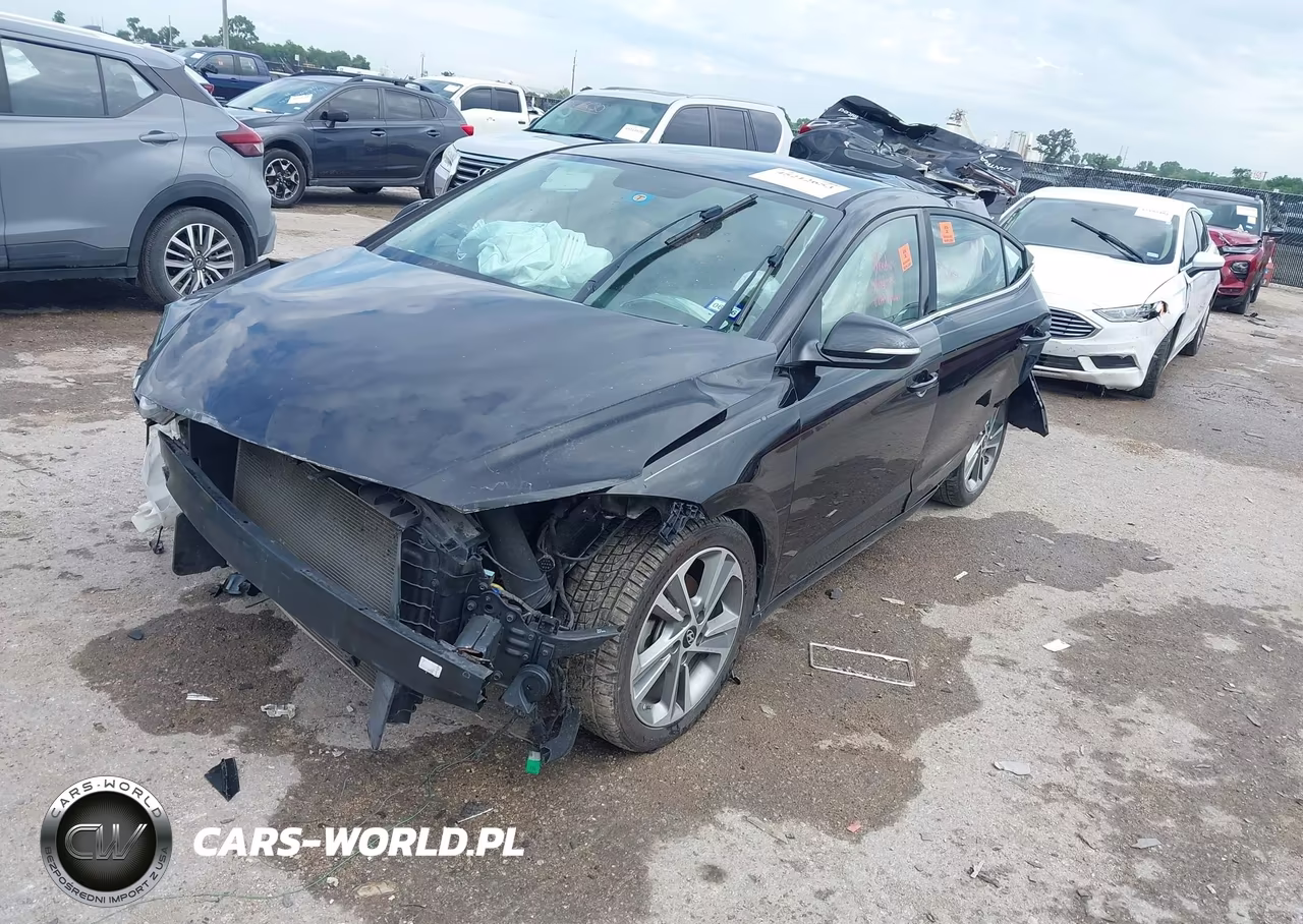 2018 Hyundai Elantra Limited VIN:KMHD84LF8JU646247 - 2