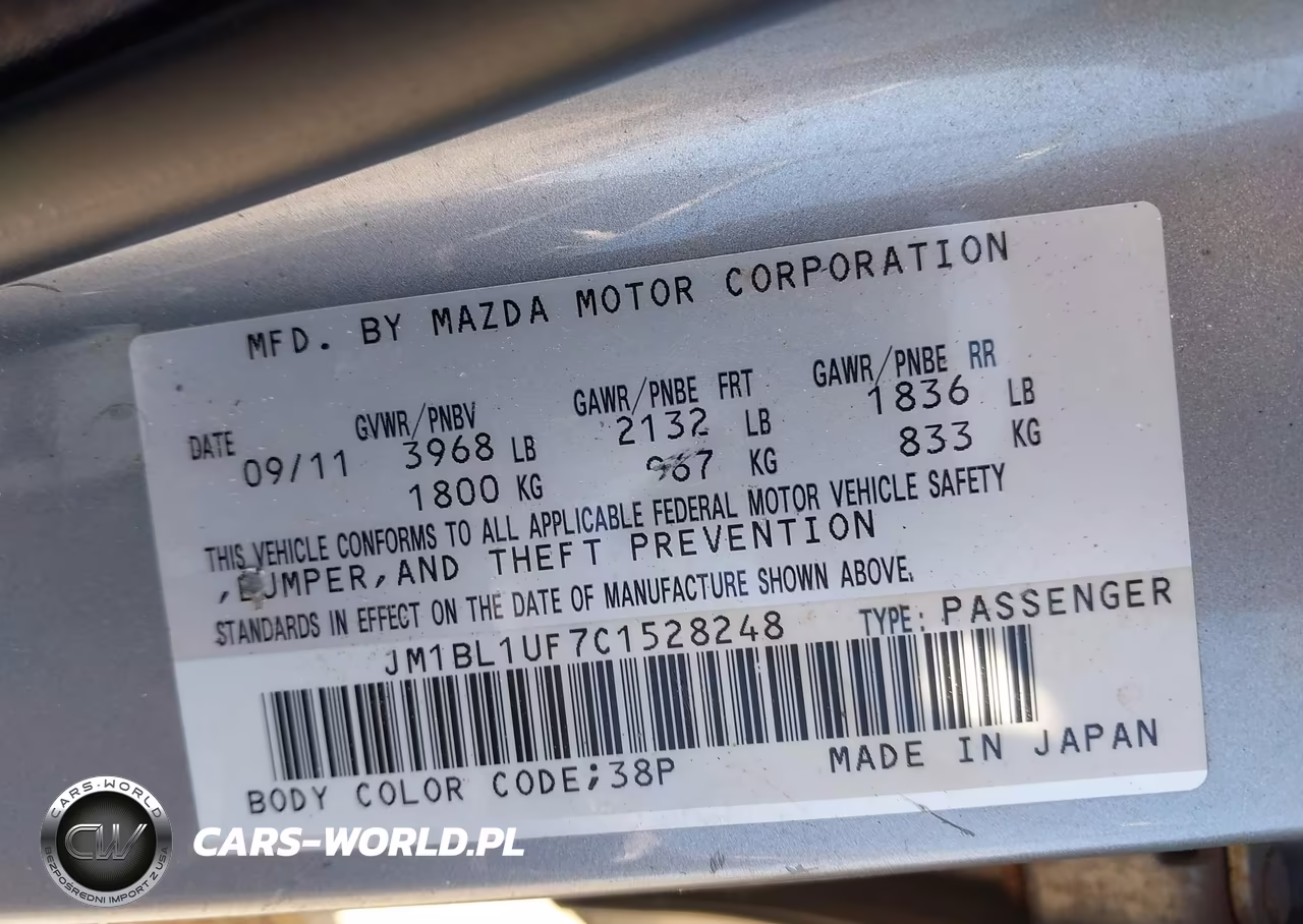 2012 Mazda Mazda3 I Sport VIN:JM1BL1UF7C1528248 - 9
