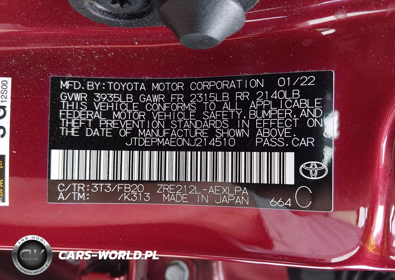 2022 Toyota Corolla Le VIN:JTDEPMAE0NJ214510 - 9