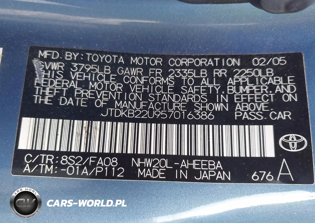 2005 Toyota Prius VIN:JTDKB22U957016386 - 9