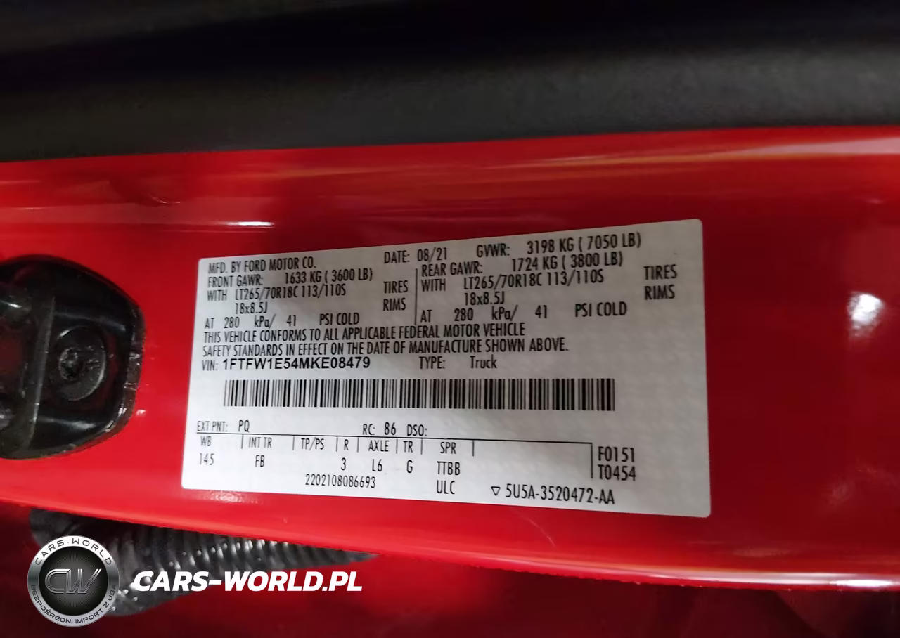 2021 Ford F-150 Xlt VIN:1FTFW1E54MKE08479 - 9