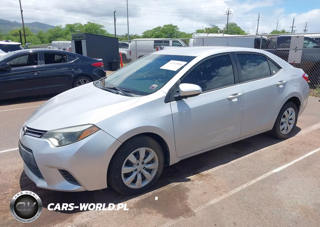 2016 Toyota Corolla Le VIN:5YFBURHE1GP438088 - 2