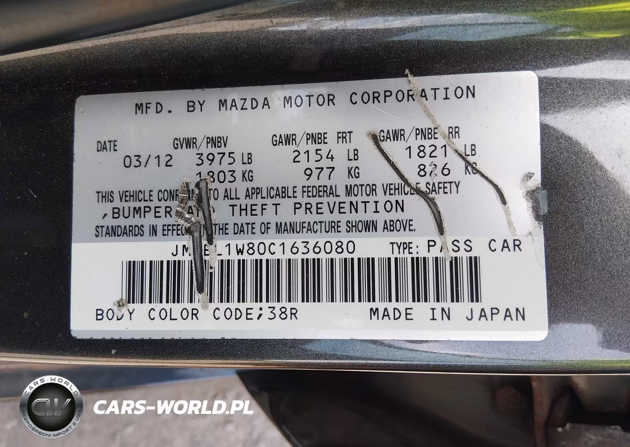 2012 Mazda Mazda3 I Grand Touring VIN:JM1BL1W80C1636080 - 9