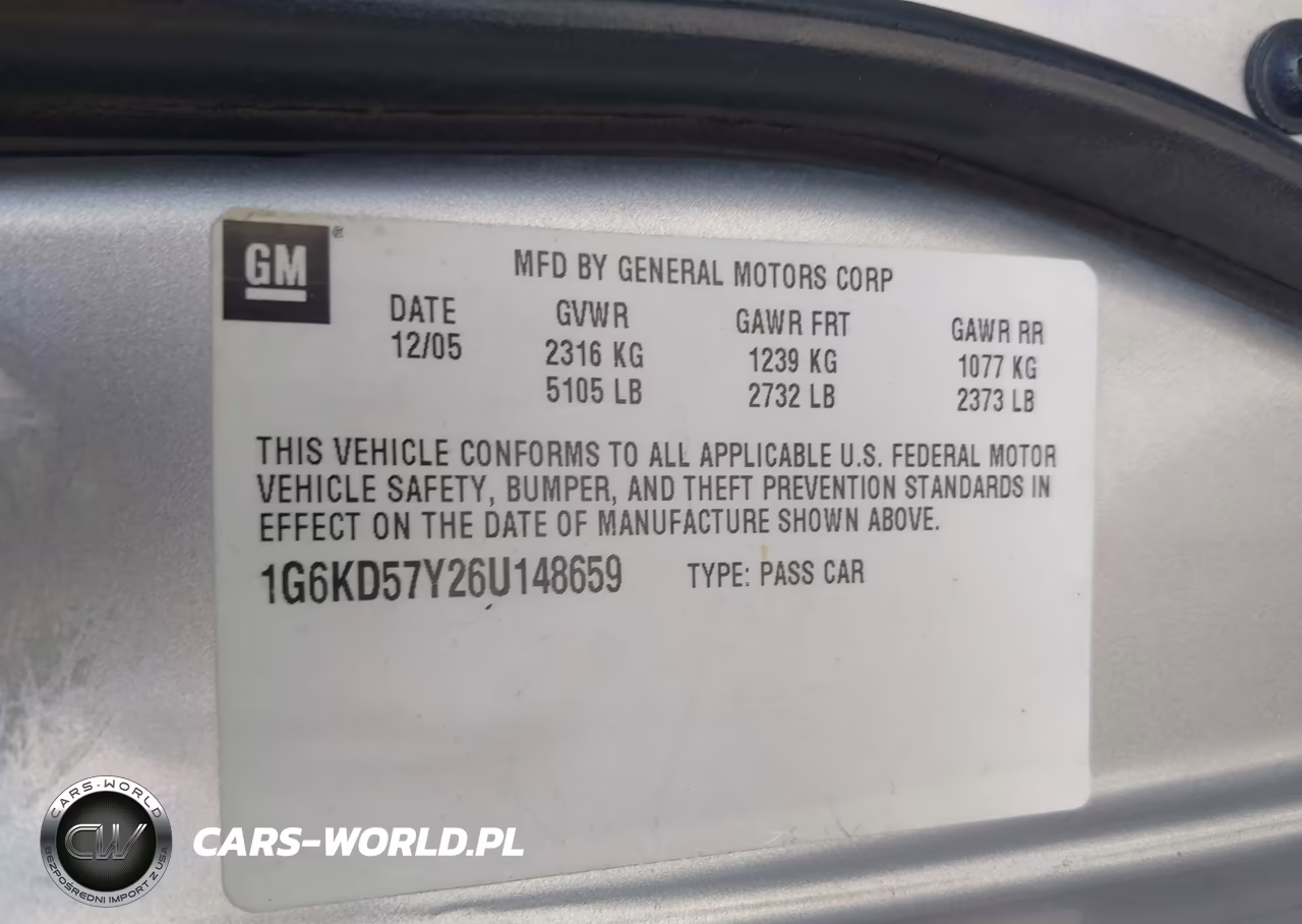 2006 Cadillac Dts Standard VIN:1G6KD57Y26U148659 - 9