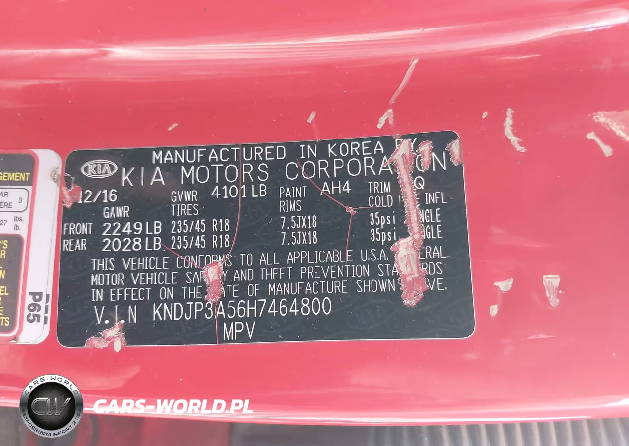 2017 Kia Soul + VIN:KNDJP3A56H7464800 - 9