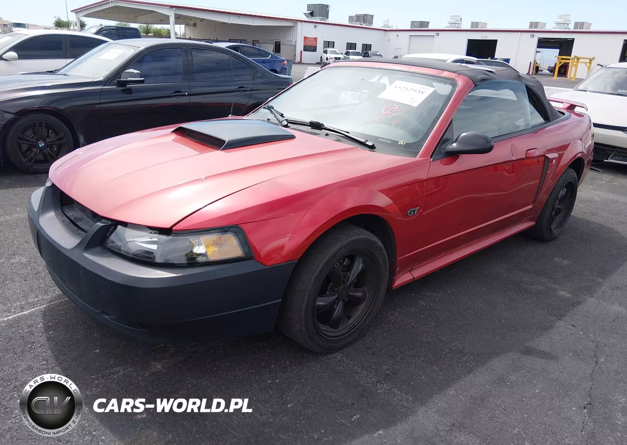 2001 Ford Mustang Gt VIN:1FAFP45X61F263827 - 2