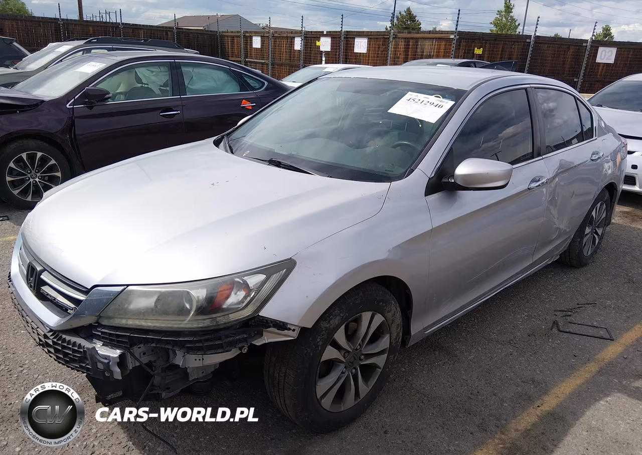 2013 Honda Accord Lx VIN:1HGCR2F39DA151596 - 2