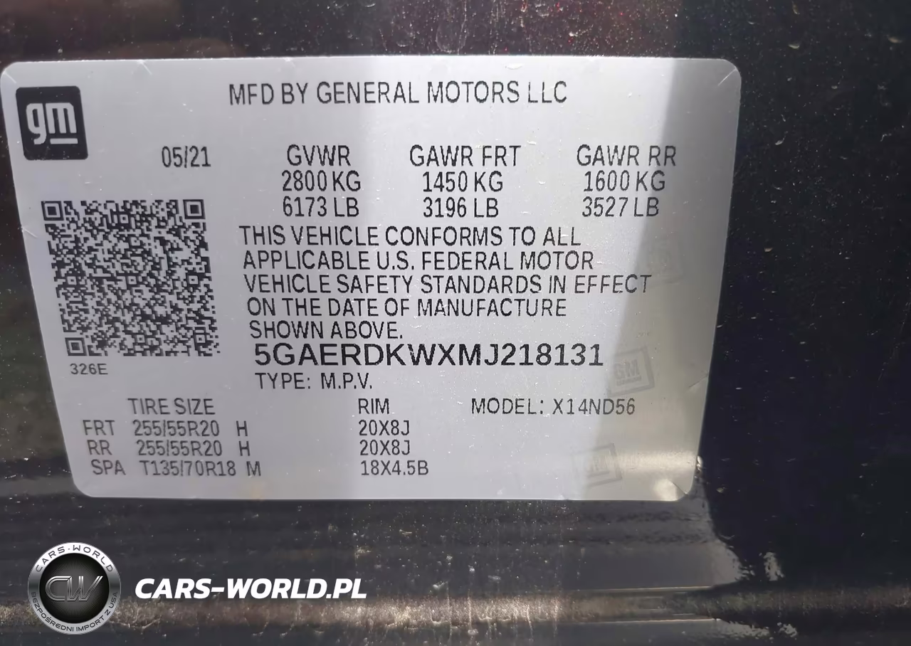 2021 Buick Enclave Fwd Avenir VIN:5GAERDKWXMJ218131 - 9