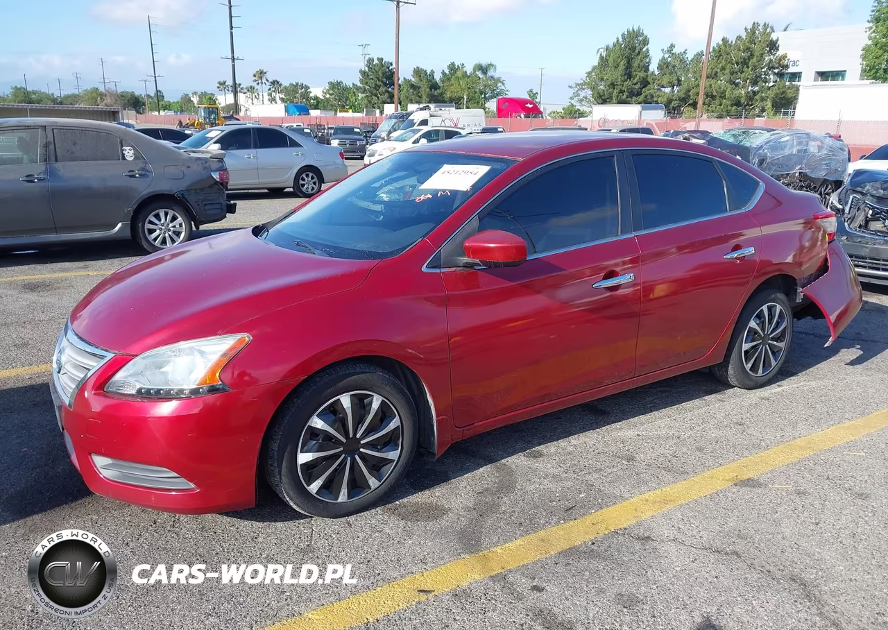 2015 Nissan Sentra Sv VIN:3N1AB7APXFL694584 - 2
