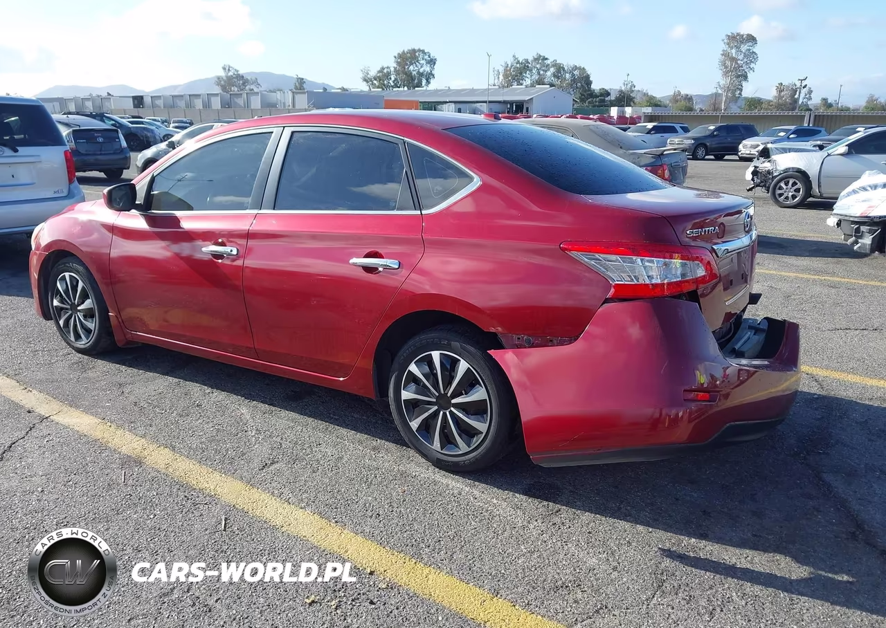 2015 Nissan Sentra Sv VIN:3N1AB7APXFL694584 - 3