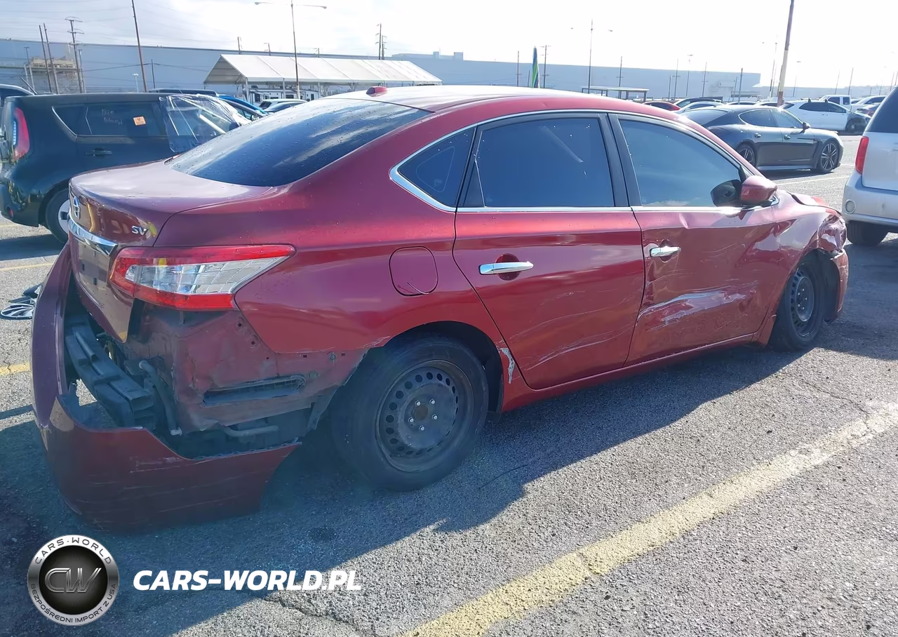 2015 Nissan Sentra Sv VIN:3N1AB7APXFL694584 - 4