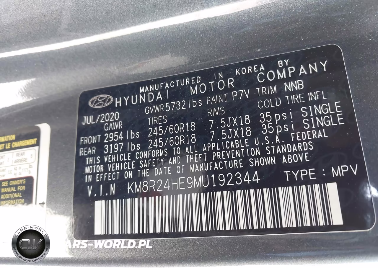 2021 Hyundai Palisade Sel VIN:KM8R24HE9MU192344 - 9