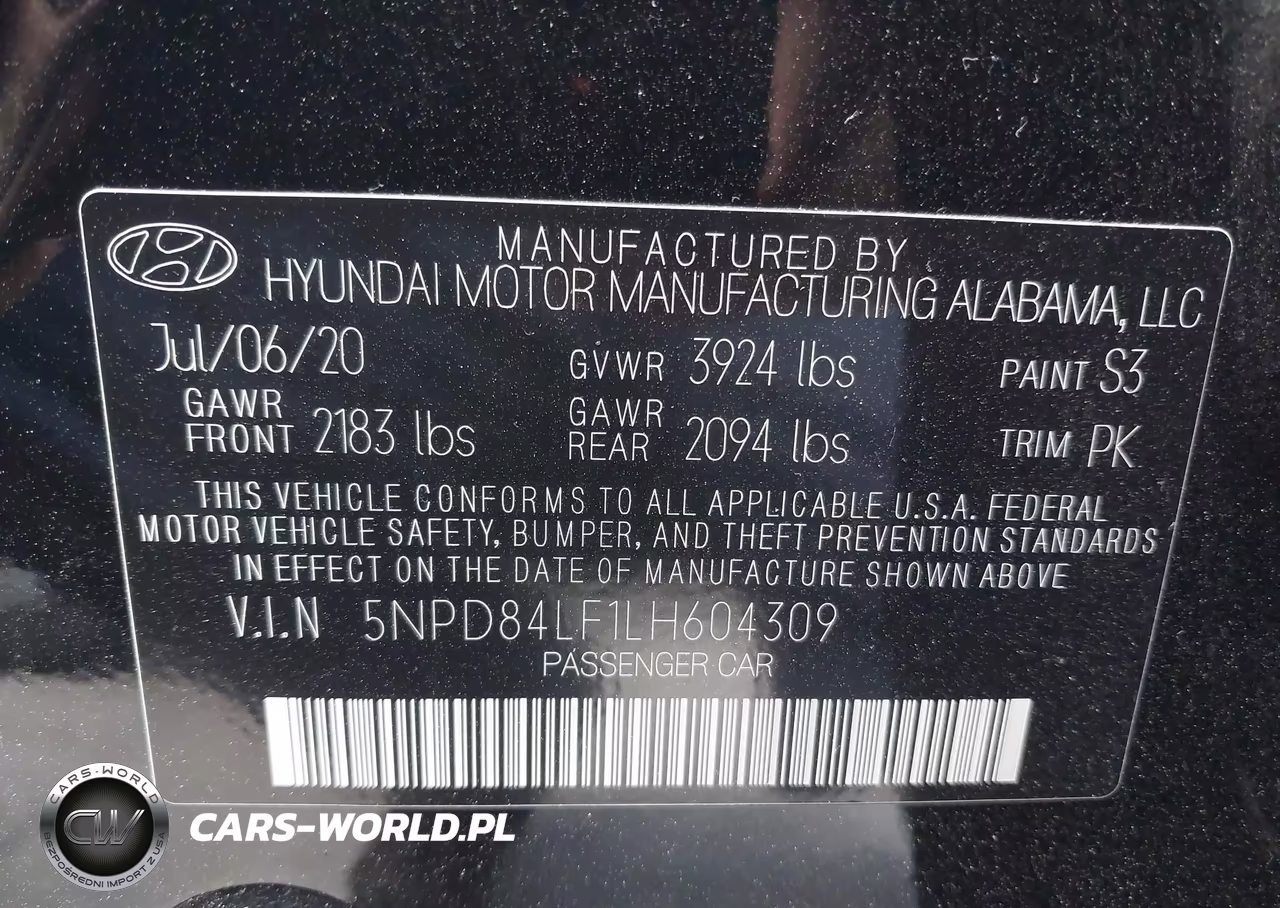 2020 Hyundai Elantra Value Edition VIN:5NPD84LF1LH604309 - 9