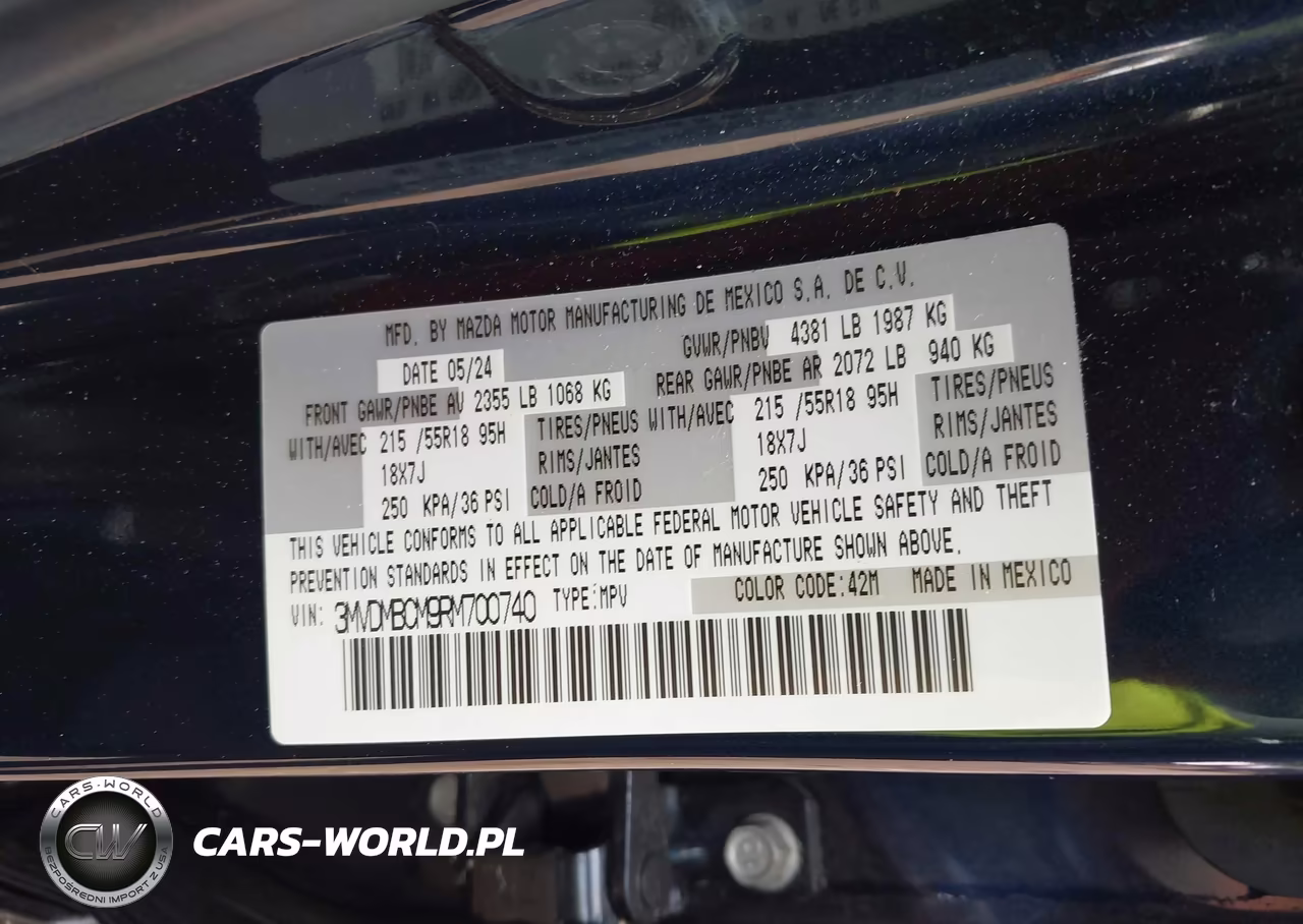 2024 Mazda Cx-30 2.5 S Preferred Package VIN:3MVDMBCM9RM700740 - 9