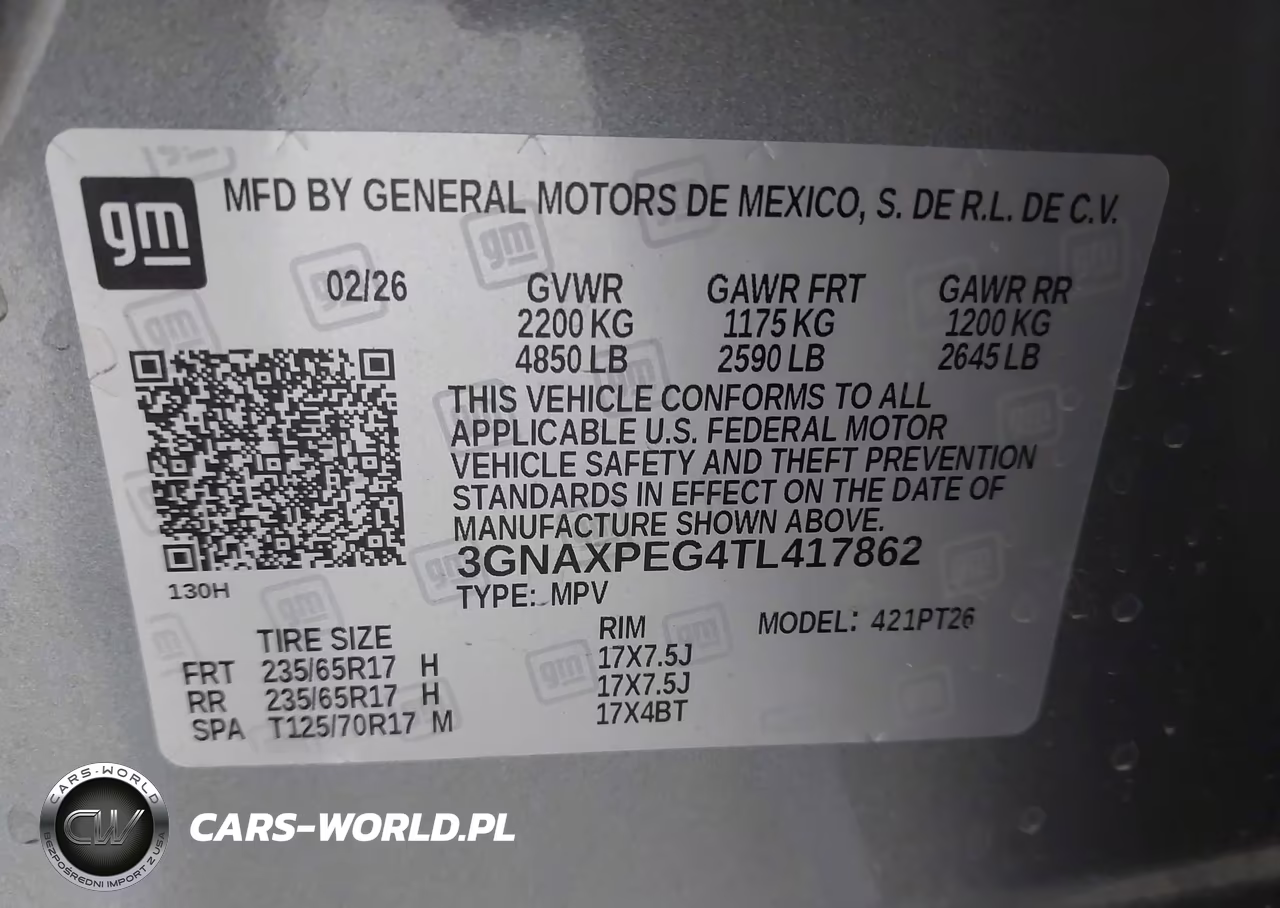 2026 Chevrolet Equinox Awd Lt VIN:3GNAXPEG4TL417862 - 9