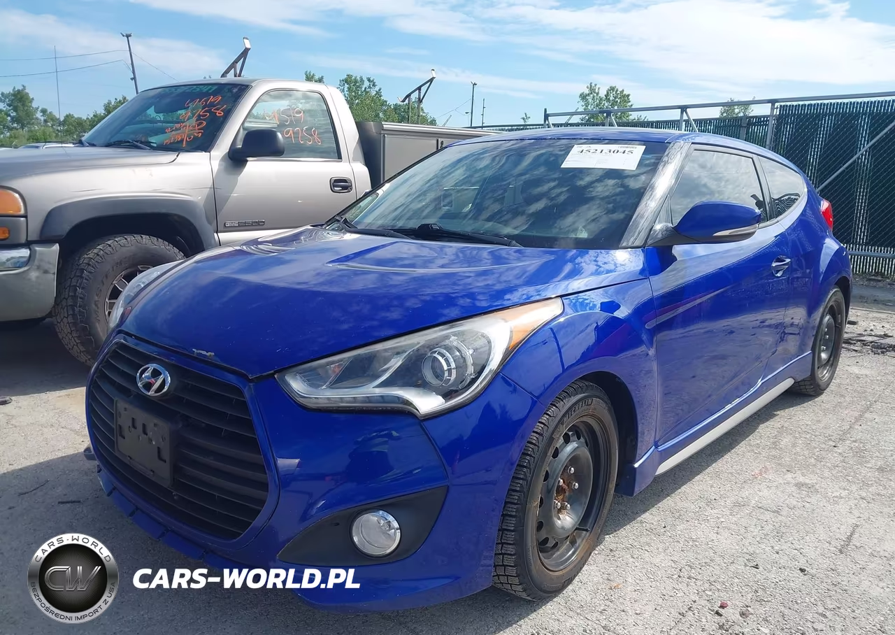 2013 Hyundai Veloster Turbo W-Black VIN:KMHTC6AE9DU111948 - 2
