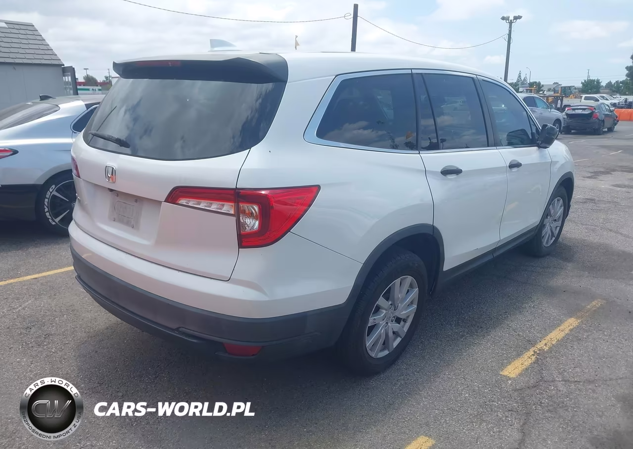 2021 Honda Pilot 2Wd Lx VIN:5FNYF5H14MB006600 - 4