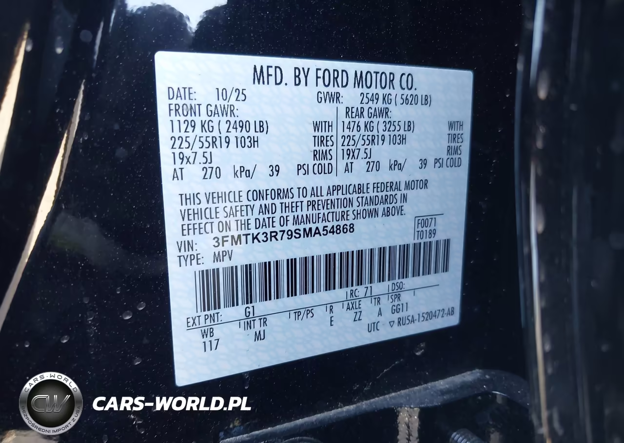 2025 Ford Mustang Mach-E Premium VIN:3FMTK3R79SMA54868 - 9