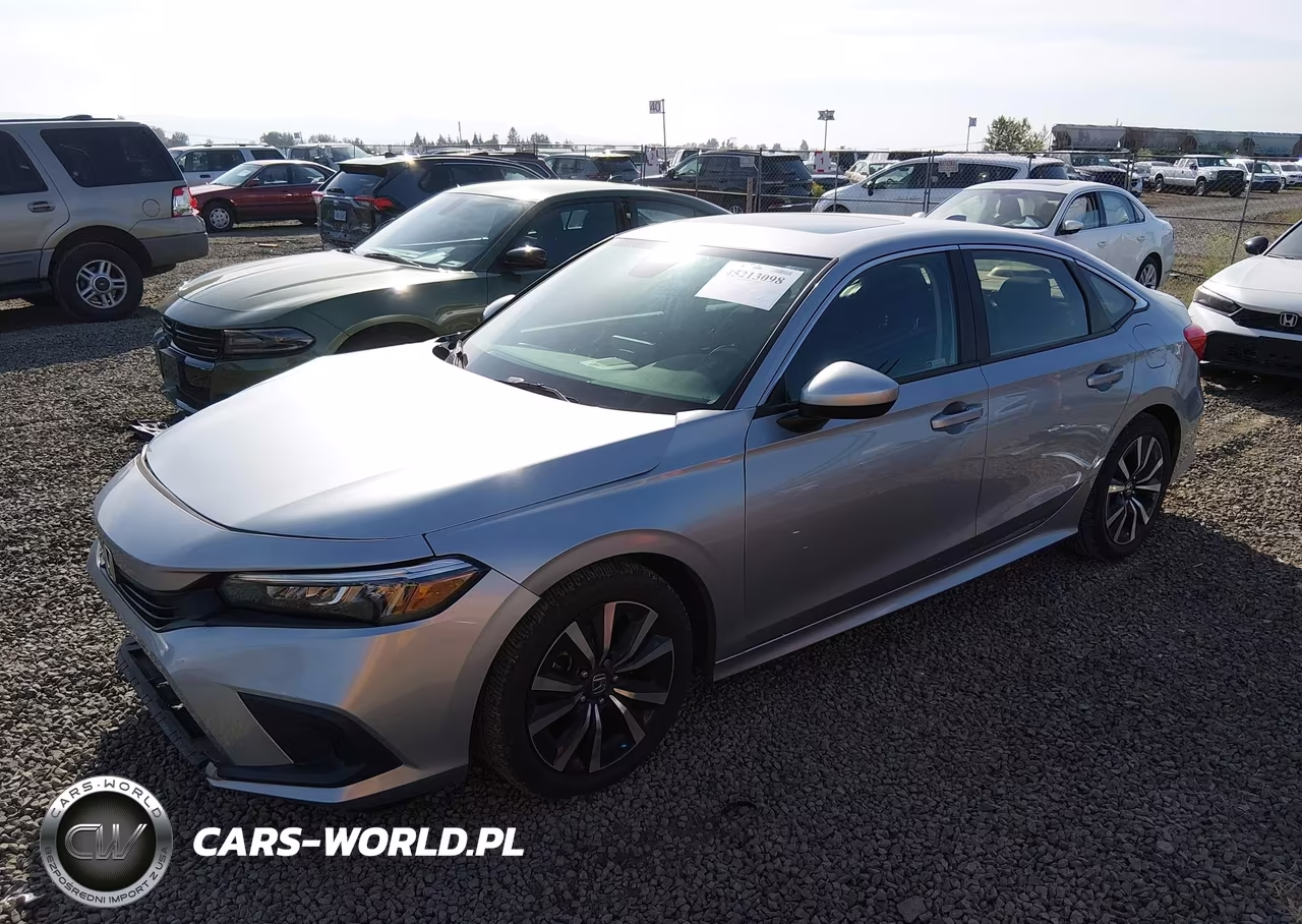 2022 Honda Civic Ex VIN:JHMFE1F75NX002233 - 2