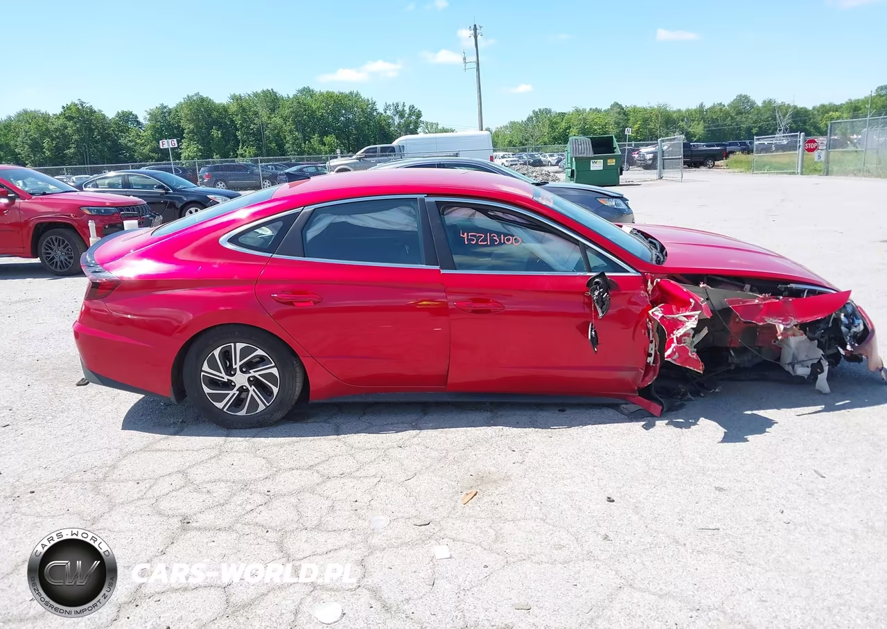 2020 Hyundai Sonata Hybrid Blue VIN:KMHL24JJ7LA016115 - 13