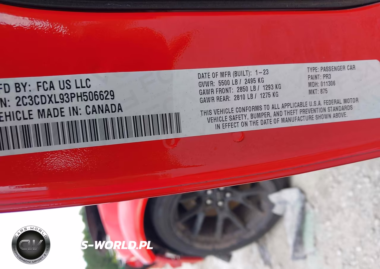 2023 Dodge Charger Srt Jailbreak VIN:2C3CDXL93PH506629 - 9