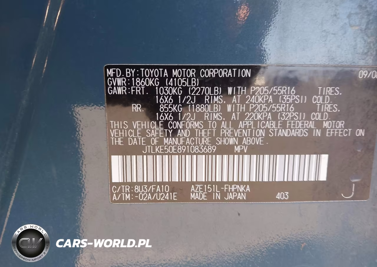 2009 Scion Xb VIN:JTLKE50E891083689 - 9
