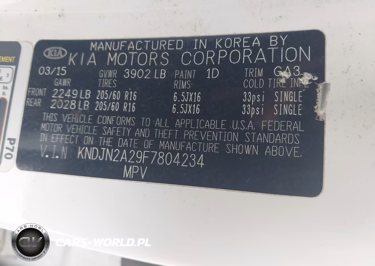 2015 Kia Soul VIN:KNDJN2A29F7804234 - 9