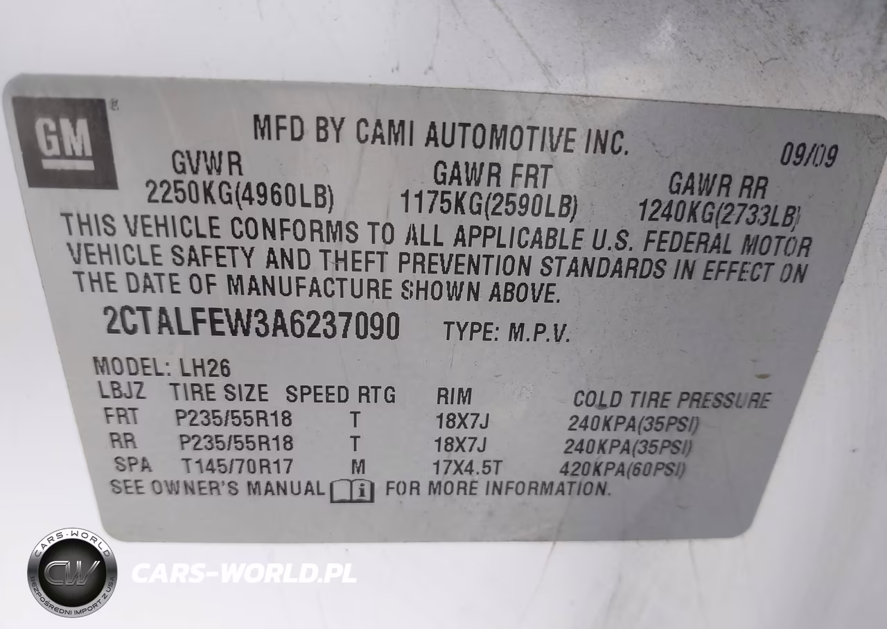 2010 GMC Terrain Slt-1 VIN:2CTALFEW3A6237090 - 9