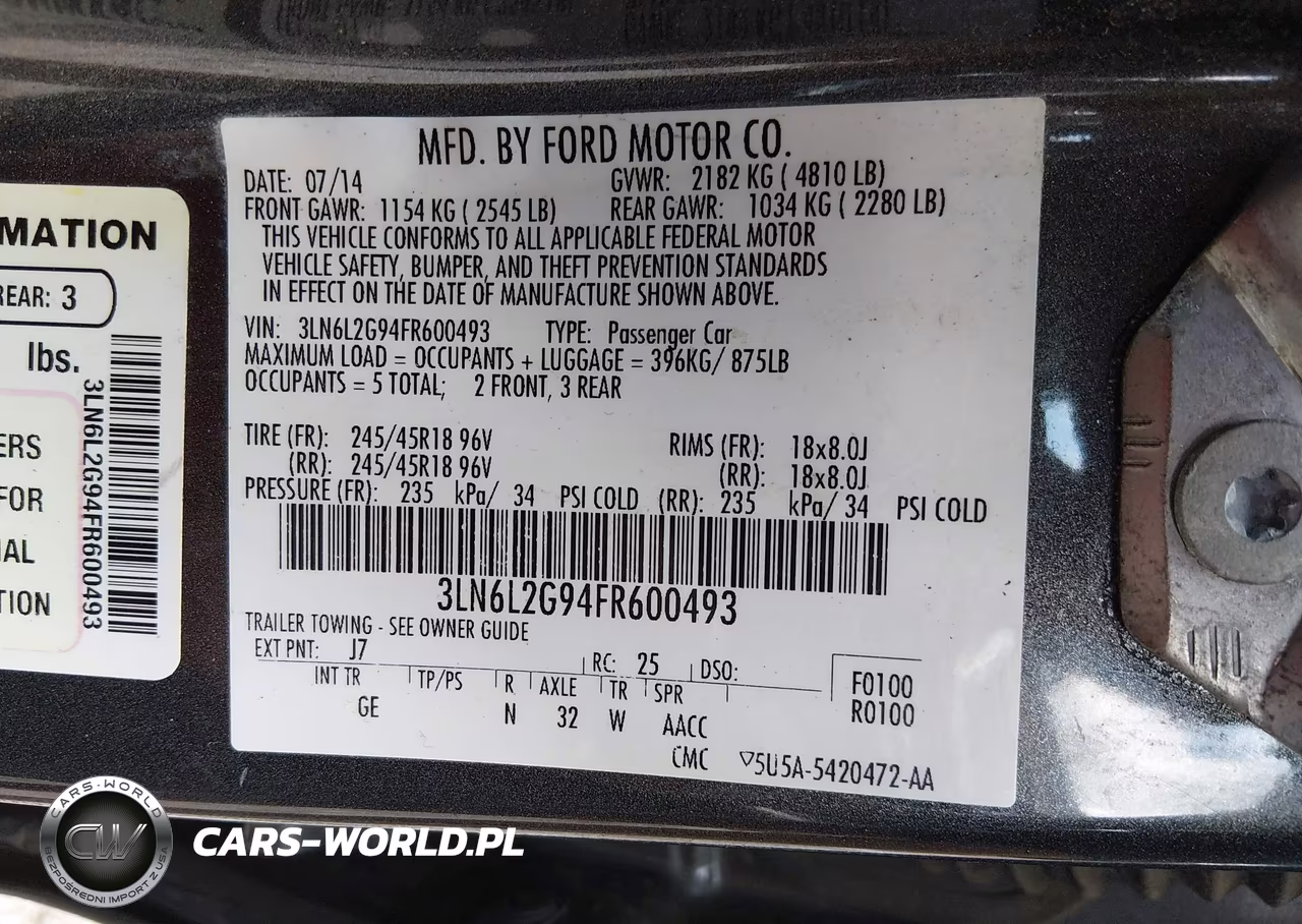 2015 Lincoln Mkz VIN:3LN6L2G94FR600493 - 9
