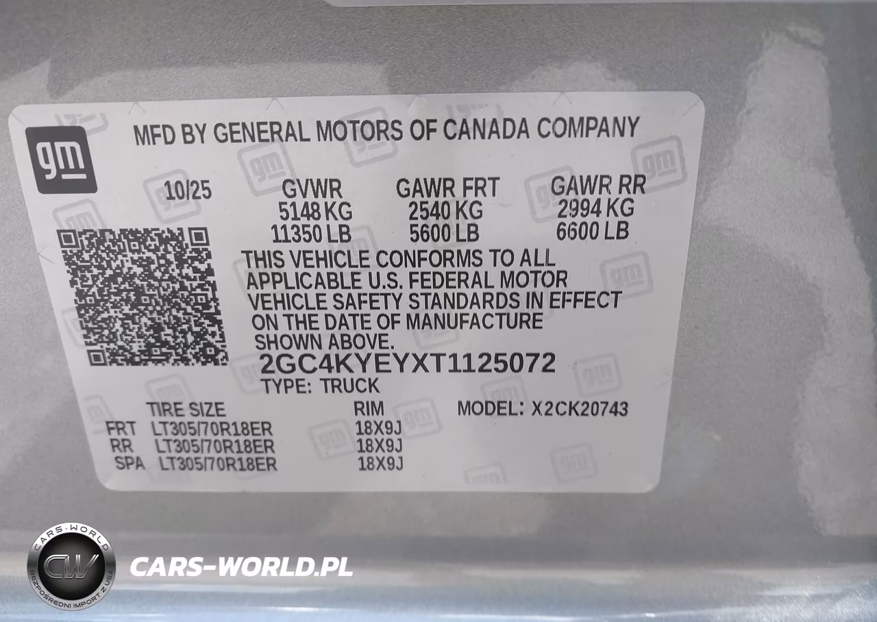 2026 Chevrolet Silverado 2500Hd , Standard Bed, Xr2, 4Wd VIN:2GC4KYEYXT1125072 - 8