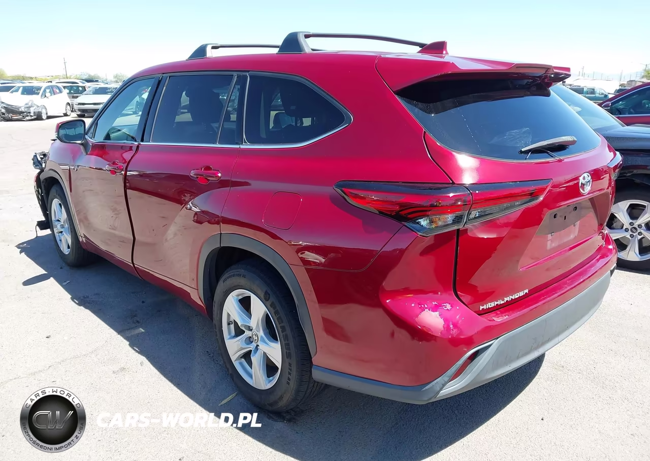2021 Toyota Highlander Le VIN:5TDZZRAH2MS044302 - 3
