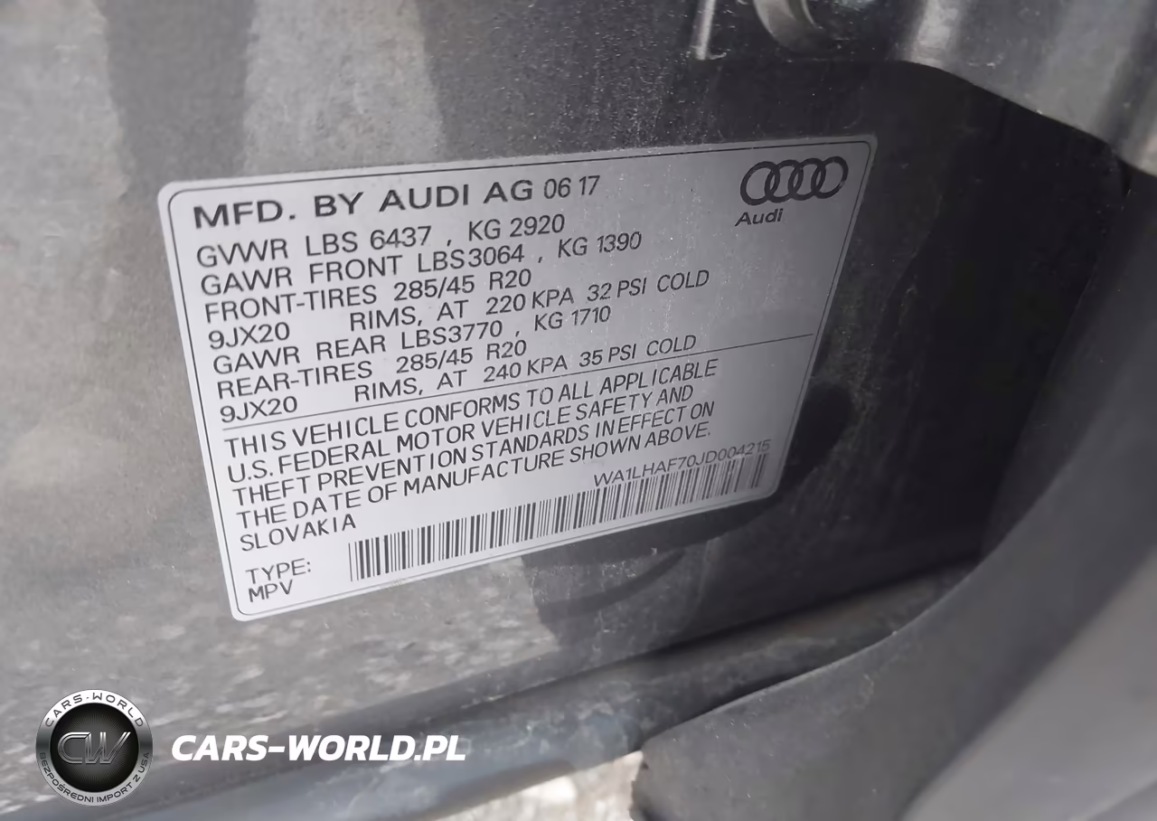 2018 Audi Q7 2.0T Premium VIN:WA1LHAF70JD004215 - 9