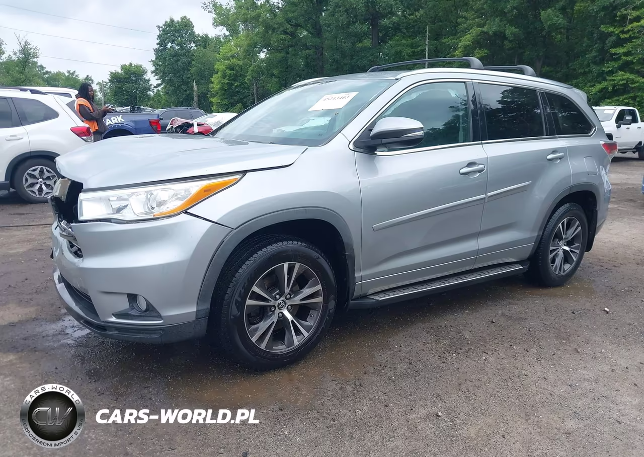 2016 Toyota Highlander Xle V6 VIN:5TDJKRFH8GS255616 - 2
