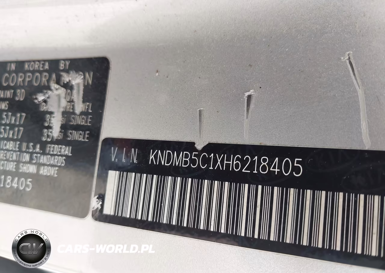 2017 Kia Sedona Lx VIN:KNDMB5C1XH6218405 - 9