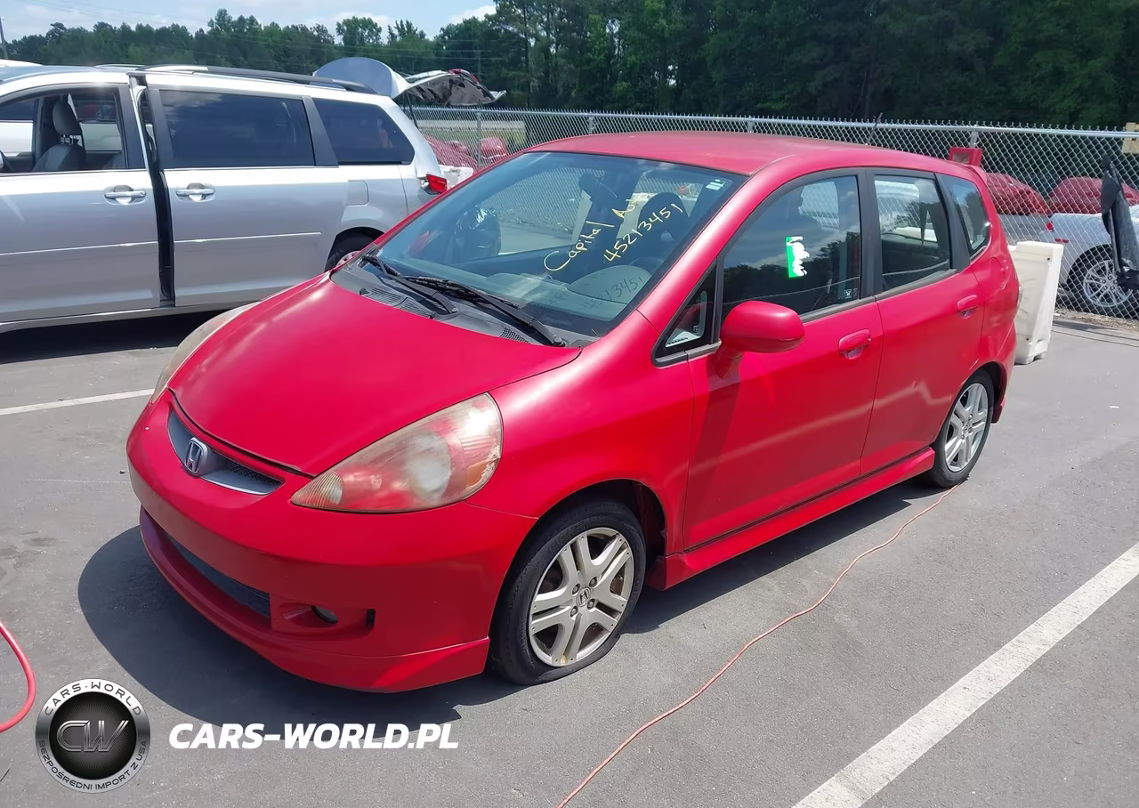 2008 Honda Fit Sport VIN:JHMGD38678S067335 - 2
