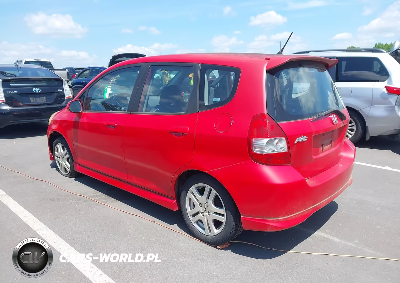 2008 Honda Fit Sport VIN:JHMGD38678S067335 - 3