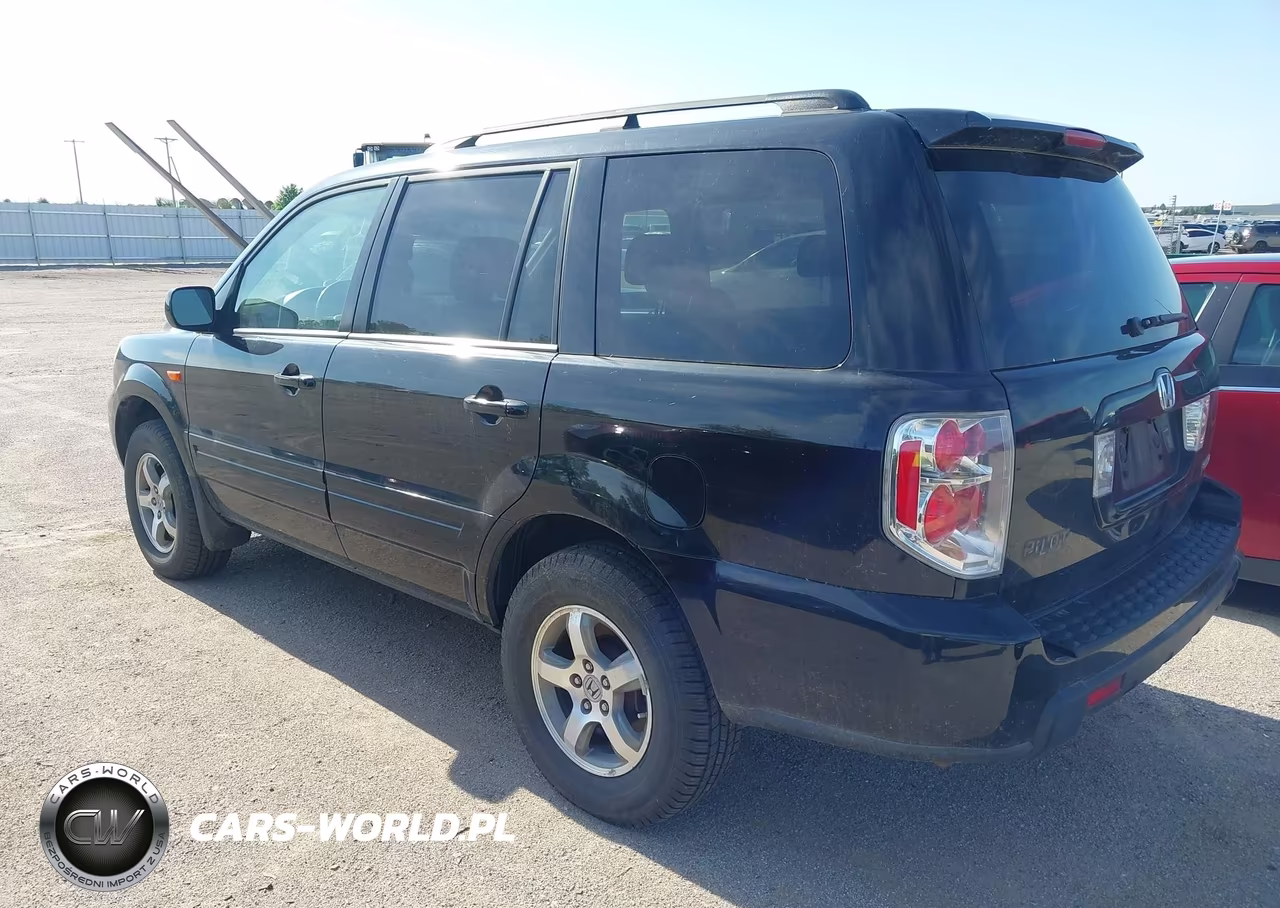 2007 Honda Pilot Ex-L VIN:5FNYF18567B014567 - 3