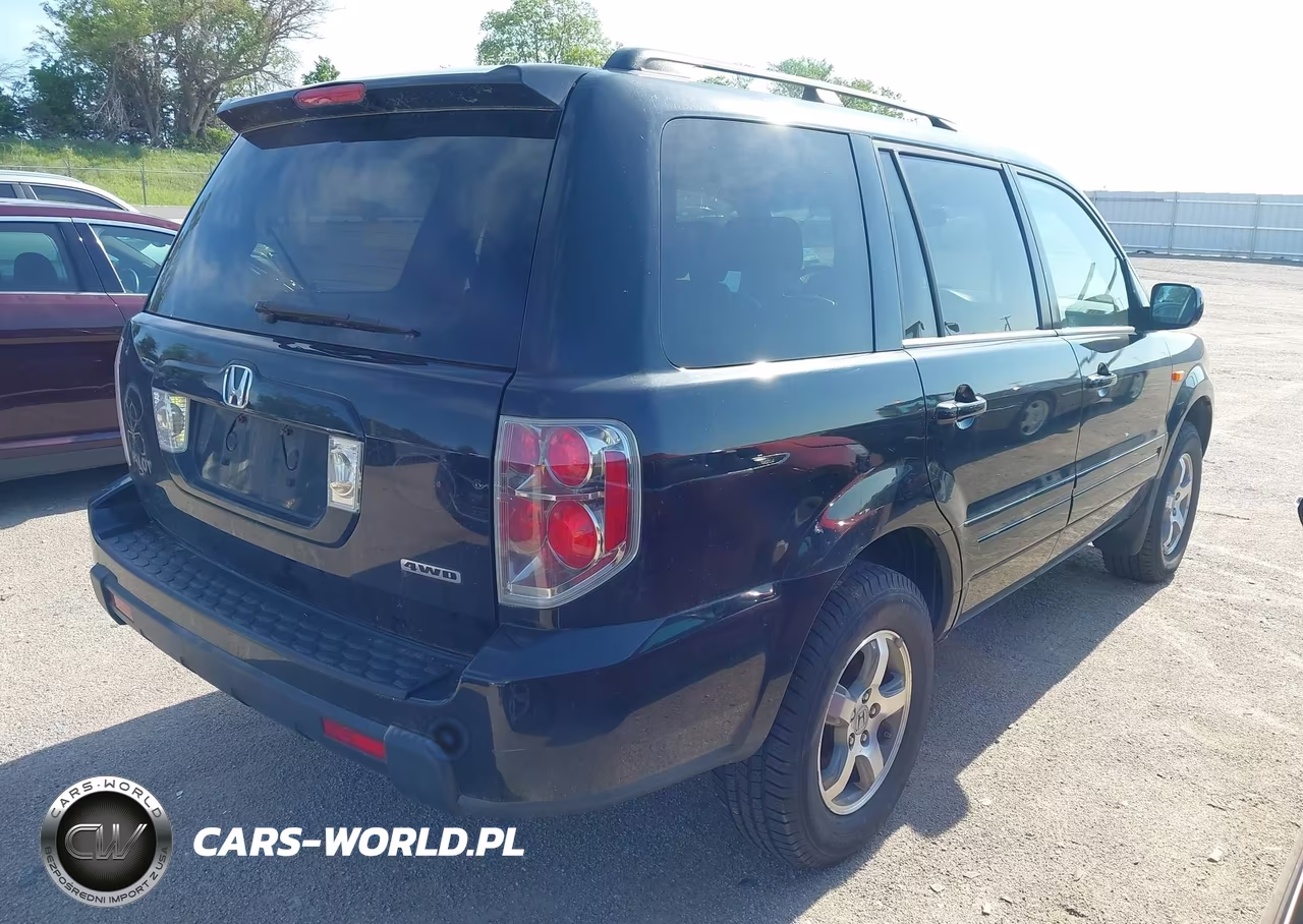 2007 Honda Pilot Ex-L VIN:5FNYF18567B014567 - 4
