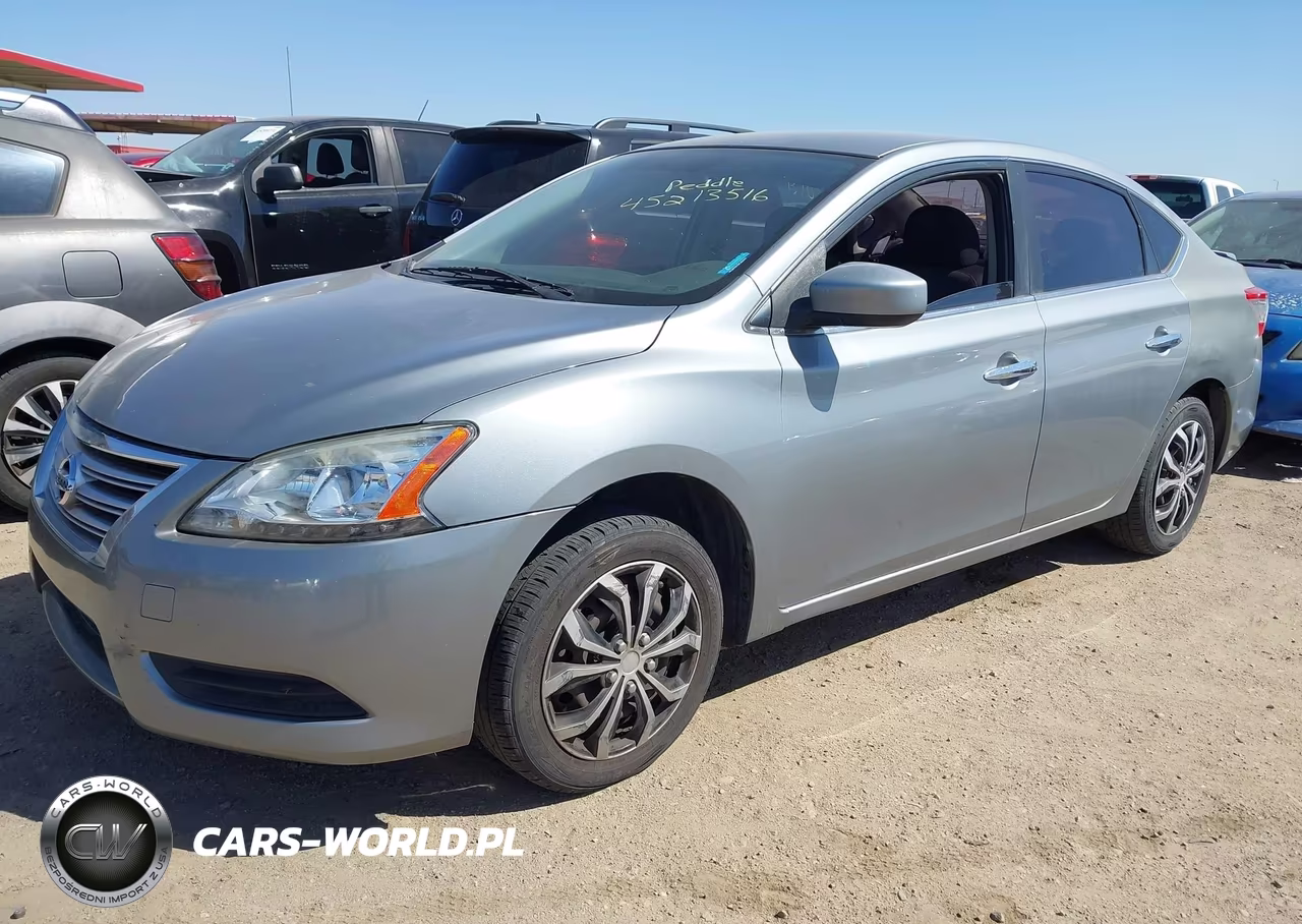2014 Nissan Sentra Sv VIN:3N1AB7AP8EL655846 - 2