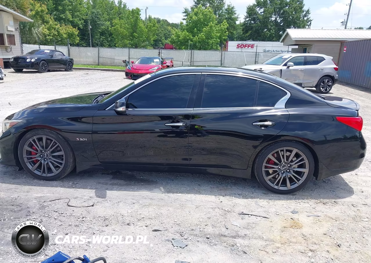 2017 Infiniti Q50 3.0T Red Sport 400 VIN:JN1FV7AP1HM851151 - 14