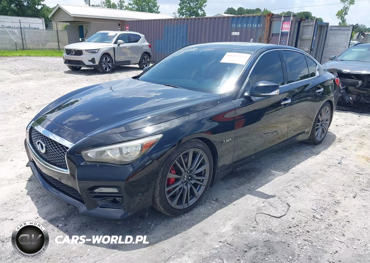 2017 Infiniti Q50 3.0T Red Sport 400 VIN:JN1FV7AP1HM851151 - 2
