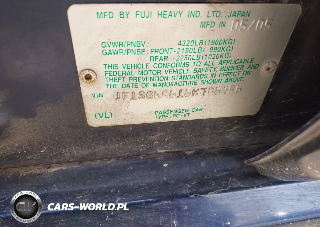 2006 Subaru Forester 2.5Xt Limited VIN:JF1SG69616H706456 - 9