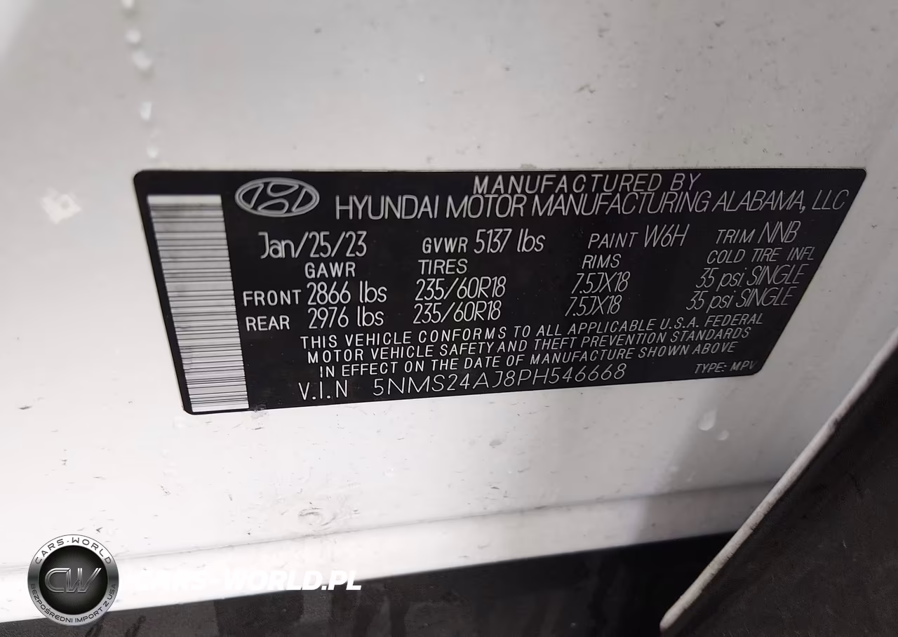 2023 Hyundai Santa Fe Sel VIN:5NMS24AJ8PH546668 - 9
