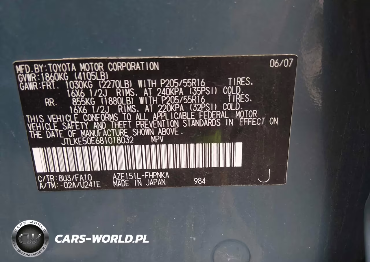 2008 Scion Xb VIN:JTLKE50E681018032 - 9
